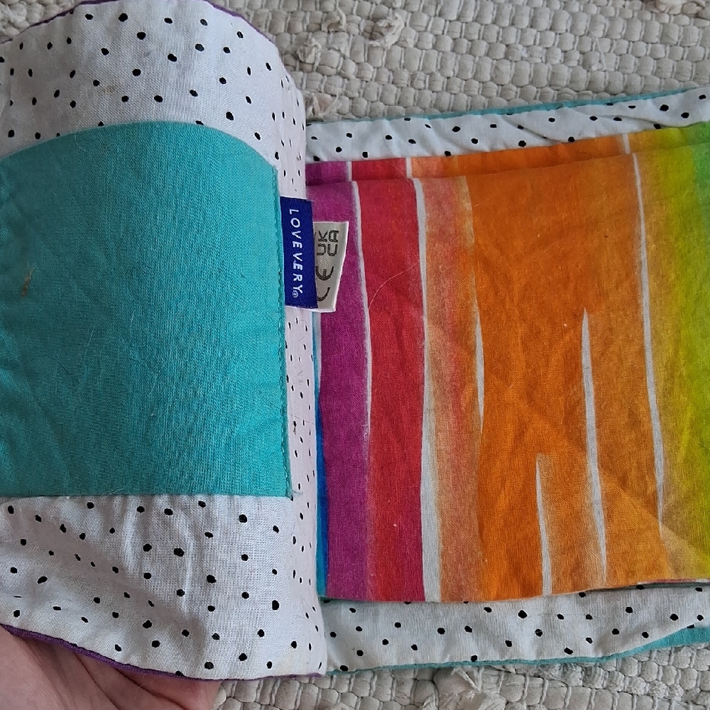 Lovevery Cloth Book Flash Card Slots No Cards With Book